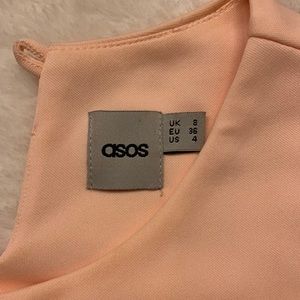Asos scuba peplum dress